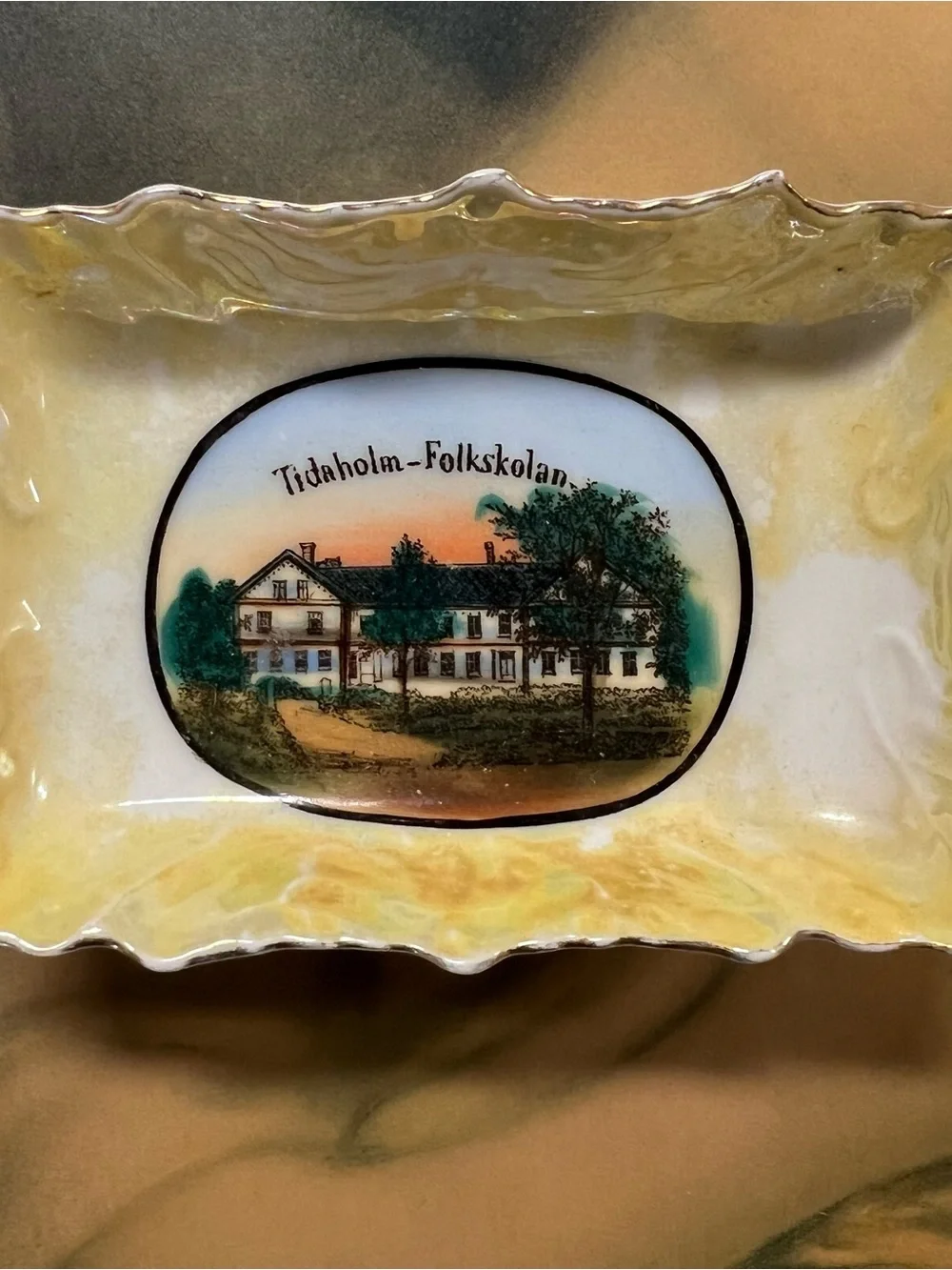 Swedish Porcelain Dish